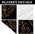 Golden Wedding Anniversary Blanket A Perfect Gift for Your Parents